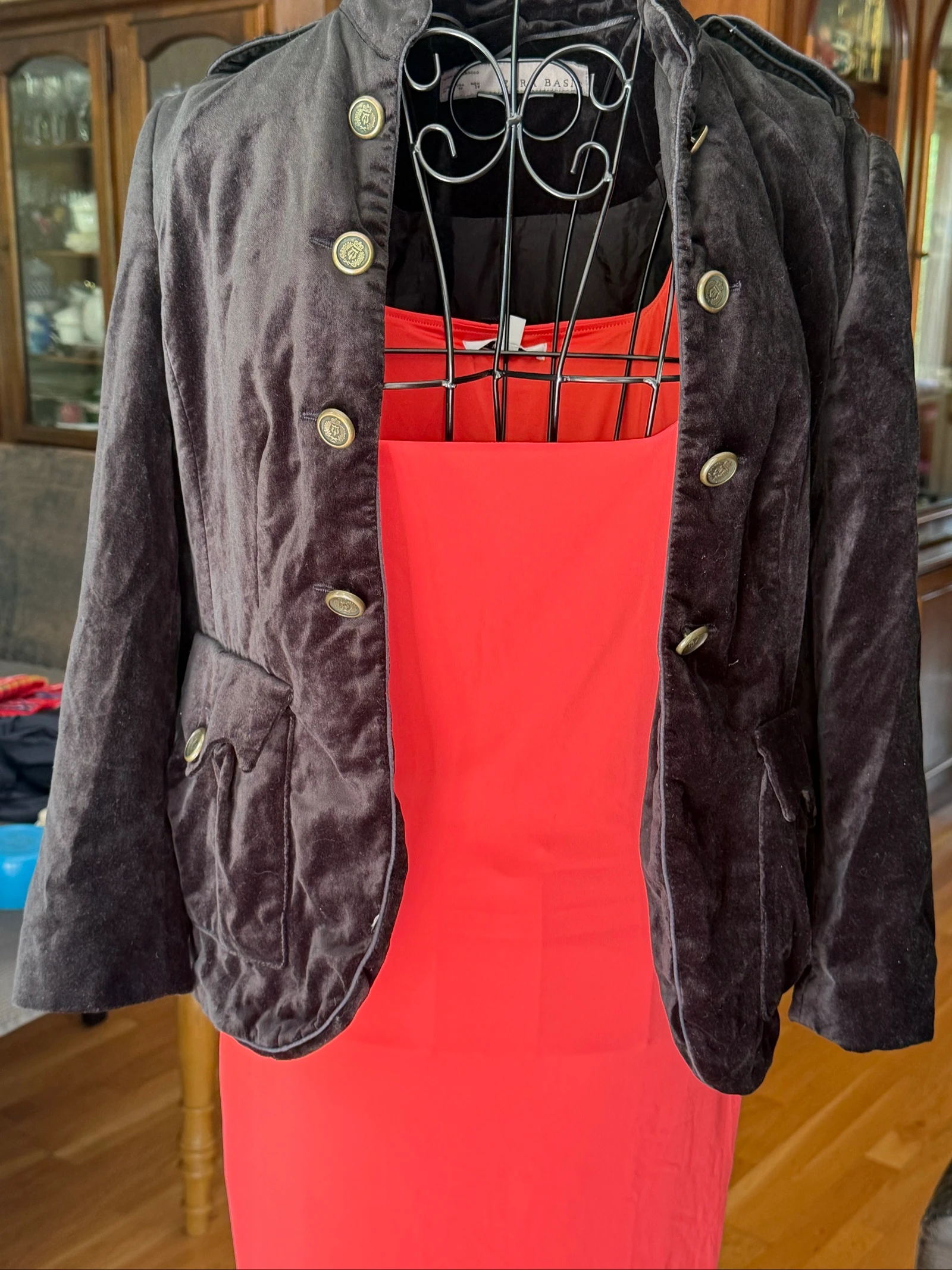Zara, chaqueta de terciopelo, mujer, talla indicada M, corresponde S, muy buen estado – photo 5
